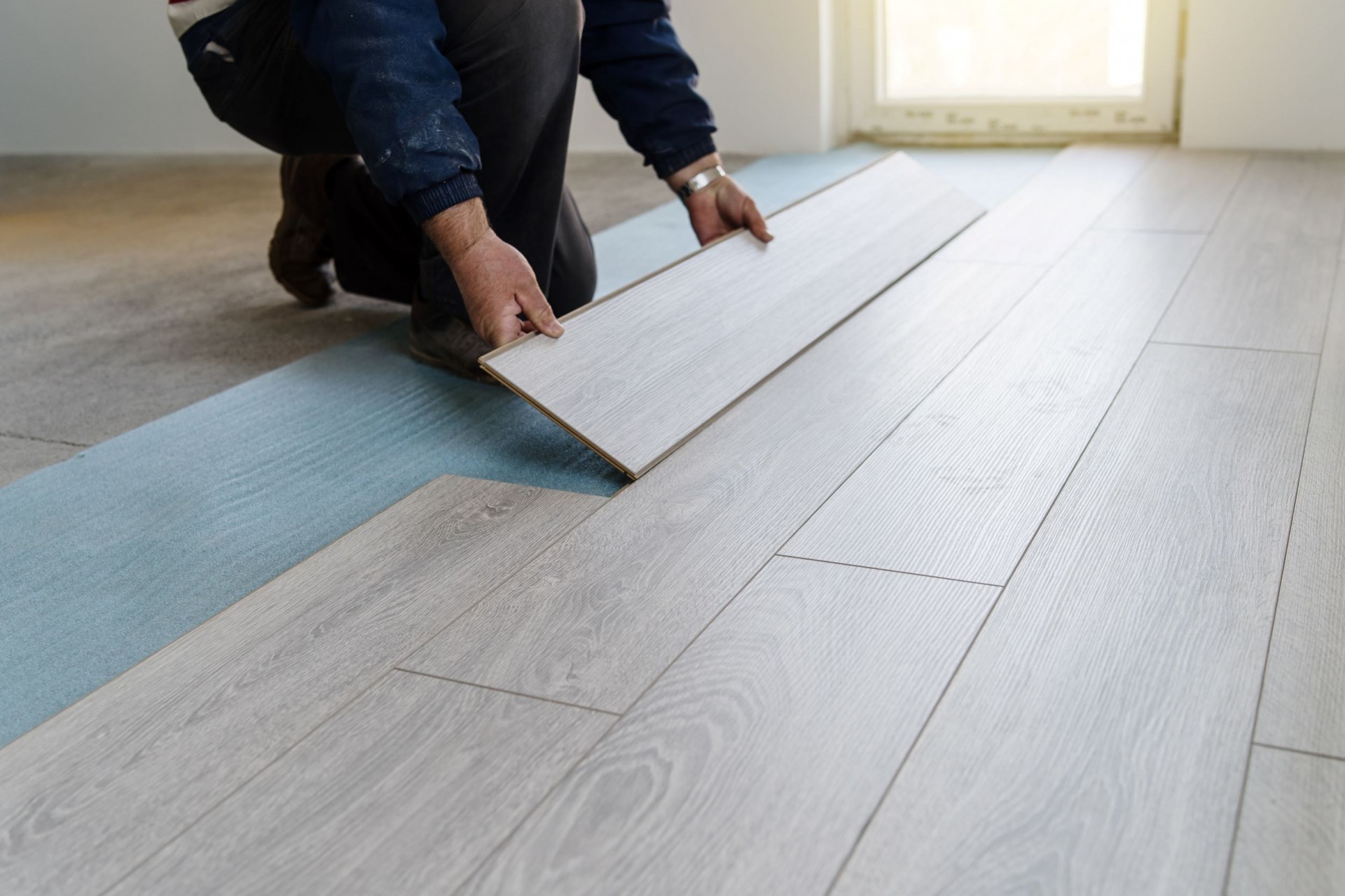 Pose de parquet